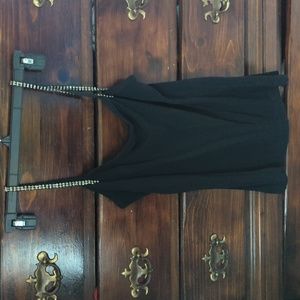 Fancy black tank top